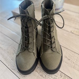 Army Green Boots
